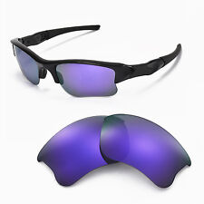 New WL Polarized Purple Replacement Lenses For Oakley Flak Jacket XLJ Sunglasses
