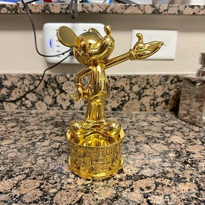 Disney Cruise Line DCL Dream Magic Golden Mickey Mouse Award Statue Trophy - Picture 1 of 9