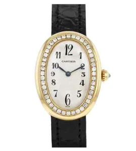 Orologio CARTIER Baignoire 1954 Oro 18kt Diamanti + Expertise Originale - Picture 1 of 2