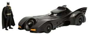 Jada Giocattoli 1/24 Batmobile Con Batman Figura (Batman 1989) Mini Auto