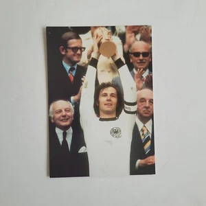 Franz Beckenbaur Copa Mundial de Fútbol 1974 Postal The Sporting Postcard Co  - Imagen 1 de 2