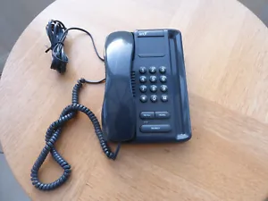 BT RELATE 100 CORDED PUSH BUTTON HOME VINTAGE TELEPHONE. Grey. CLEAN & WORKING - Picture 1 of 4