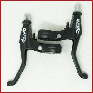 NOS SHIMANO DEORE BL-M510 BRAKE LEVERS VINTAGE MOUNTAIN BIKE MTB OLD BLACK - Imagen 1 de 5