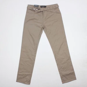 Eddie Bauer School Girls Pants 20 Beige Chino Pocketed Zip Youth Kids - Picture 1 of 10