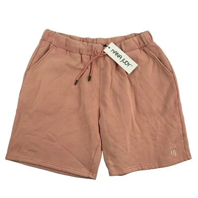 Pantalones Cortos Deportivos Nana Judy Para Hombres Auténticos Vellón con Cordón Rosa Coral XL Foto 1 de 4