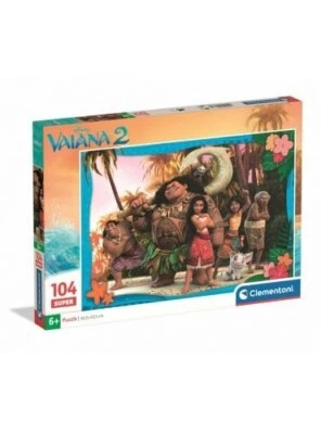 Disney Vaiana2 104-teiliges Puzzle ab 6 Jahren Größe: 38x27 cm Clementoni