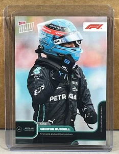 2022 TOPPS NOW FORMULA 1 F1 #48 GEORGE RUSSELL first pole and another podium - Picture 1 of 2