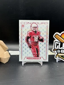 Marvin Harrison Jr. 2024 Phoenix Rookie Contours Silver Wave (JMR) - Picture 1 of 2