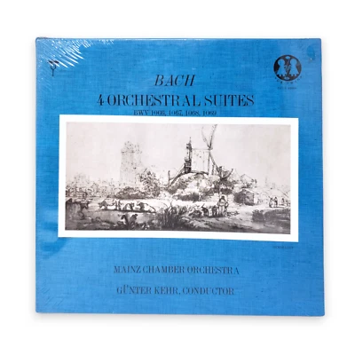 Bach Classical 4 Suites Ouvertures Mainzer Stereovox SVUX 52000 LP New Sealed - Image 1 of 4