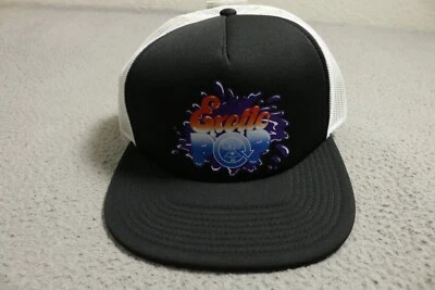 LRG x Exotic Pop Trucker Hat Cap Mens Snapback Black White Logo Graphic - Изображение 1 из 4
