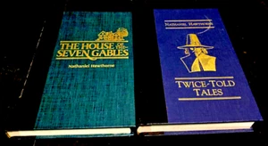 TWO DELUXE HC BOOKS by Nathaniel Hawthorne 1989 Readers Digest with inserts. - Picture 1 of 5