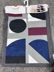 Bed Bath & Beyond Studio 3B Bold Geometric Table Runner 72” x 14”.-Multi - Picture 1 of 2