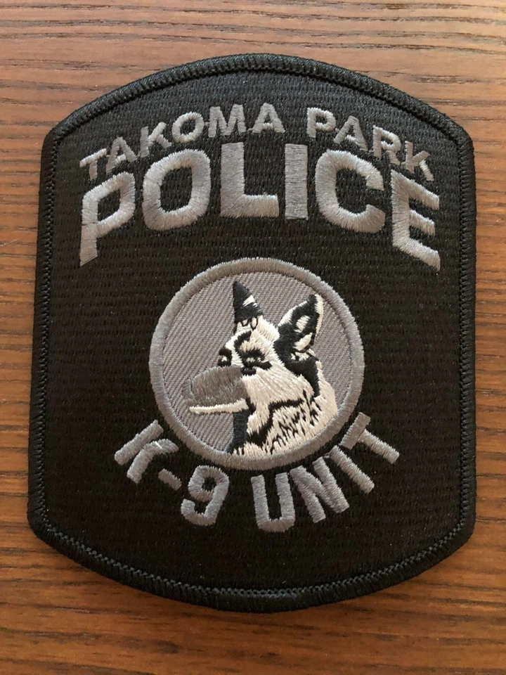 Оригинальная нашивка Takoma Park полиция штата Мэриленд K9 - Изображение 1 из 1