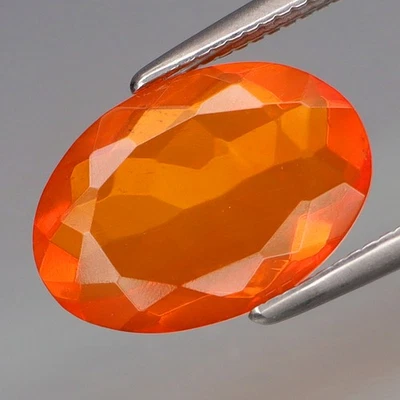 1,81 quilates ¡El mejor color! Ópalo de Fuego Mexicano Rojo Naranja Natural ¡Fuego Completo y LIMPIO! Foto 1 de 4