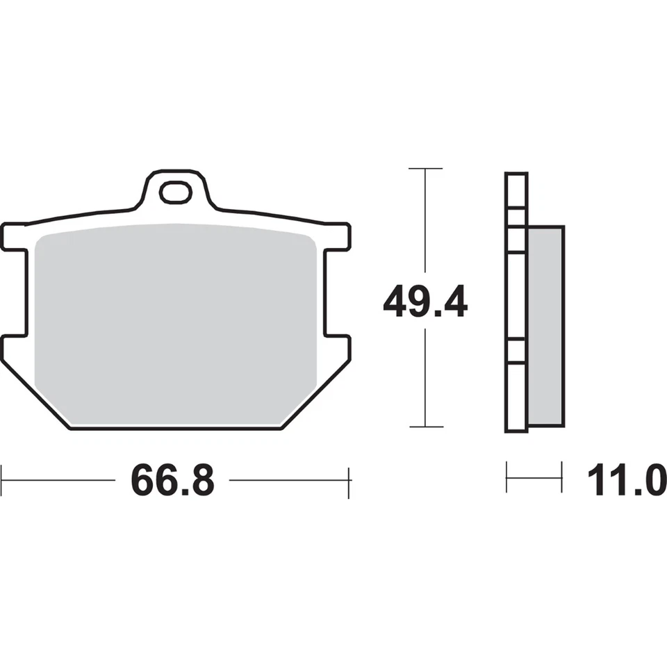 SBS HF Brake Pads - XS 360 507HF Foto 1 de 4
