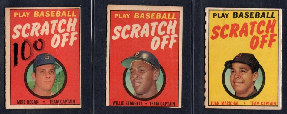 Tarjetas de béisbol 1970 Topps rasca y gana - Elige tu tarjeta - Commons and Stars Foto 1 de 1