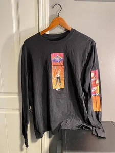Nike Shirt Mens XL Black Long Sleeve Air Balloon Graphic Crewneck Tee Streetwear - Picture 1 of 11
