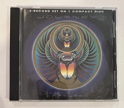 Journey-Captured-Live (Columbia CD) CGK 37016 2-Record Set On 1 Compact Disc-VG - Imagem 1 de 4