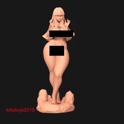 1/64 1/43 Anime fear Sexy girl Scene Miniatures Figures Doll For Cars Vehicles - Image 1 of 2