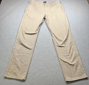 Levi Stauss Company Mens Pants 32x34 Chino Flat Front Khaki - Picture 1 of 10