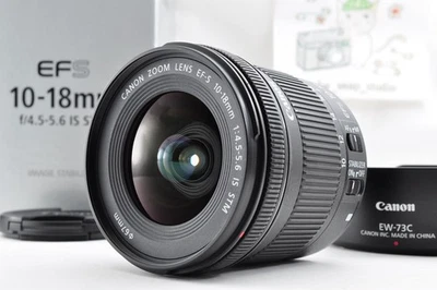 *1 año de garantía para EE. UU.* Canon EF-S 10-18 mm f/4,5-5,6 IS STM como nuevo ultra gran angular #6462 Foto 1 de 4