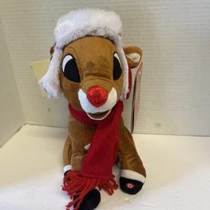 Little Jinglers Rudolph the Red-Nosed Reindeer Musical Moving 12” - Picture 1 of 4