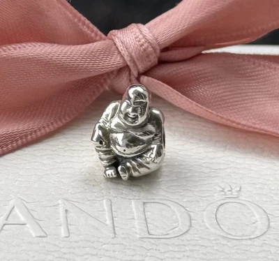 Original Pandora Charm „Budda“ 925 Silber #790478 - Bild 1 von 2