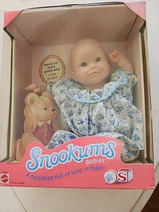 MATTEL Snookums Babies Beanbag Doll 15957 VINTAGE 1996 NEW Fast Free Shipping! - Picture 1 of 7