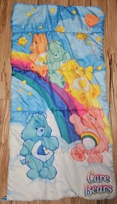 De colección * CARE BEARS * Saco de dormir * Nubes * Arco iris 🌈 * CareBears * Cama Foto 1 de 4