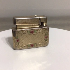 Vintage Kreisler Lighter Etched Floral Pattern ~ FOR PARTS OR NOT WORKING - Picture 1 of 11