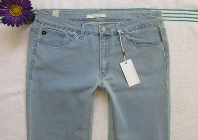 Nuevos pantalones de mezclilla ajustados azules claros de tiro bajo talla 15/31 de KANCAN para mujer Foto 1 de 4