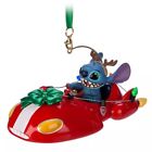 BRAND NEW 2022 DISNEY SKETCHBOOK STITCH IN A SPACE BUGGY W/XMAS LIGHTS