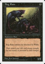 Magic MTG Tradingcard Fifth Edition 1997 Bog Rats