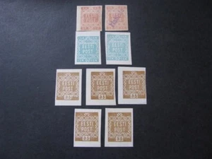 Lote de estampillas de Estonia Scott # 1-3 - Imagen 1 de 8
