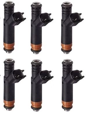 Nuevo juego de 6 inyectores de combustible OEM para Ford - FJ461 - Bueno para actualizaciones - 300cc Foto 1 de 3