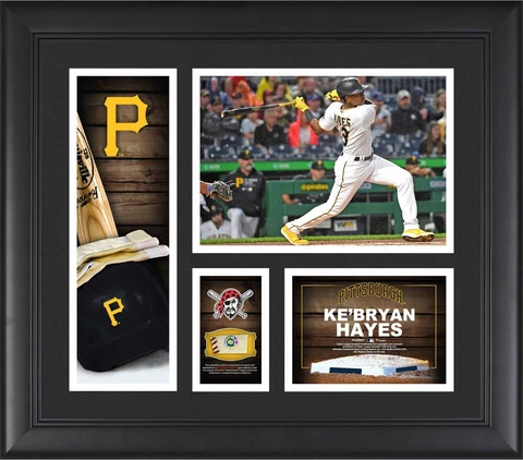 Ke'Bryan Hayes Pittsburgh Pirates Framed 15" x 17" Player Collage Cover