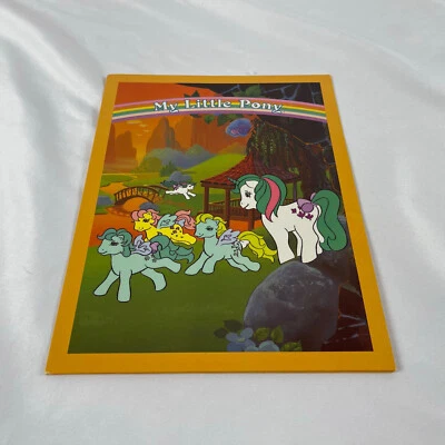 复古 G1 My Little Pony 商品文件夹未使用橙色 — 第 1/3 张图片
