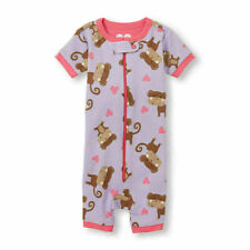 NWT {3 Sizes} The Children's Place MONKEY Shorts Cropped Romper Sleeper Pajamas