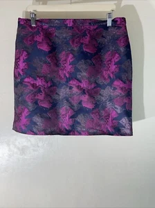 Womens George Uk 16 Pink Mix Glitter Pattern Short Length Casual A Line Skirt - Picture 1 of 6