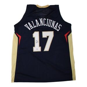 Jonas Valanciunas Signed New Orleans Pelican Jersey (PSA COA) 2011 #5 Draft Pick