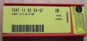 Box of 10 Sandvik TCMT 11 02 04-UF Inserts Factory Sealed - Picture 1 of 5
