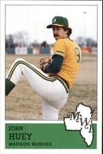 1983 Madison Muskies Fritsch #26 John Huey