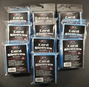 (1000) Mangas de centavo de tarjeta estándar BCW regulares 2 5/8 X 3 5/8 (10 PAQUETES DE 100) - Imagen 1 de 3