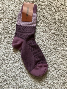 MISSONI CHEVRON COTTON SOCKS SIZE L - Picture 1 of 3