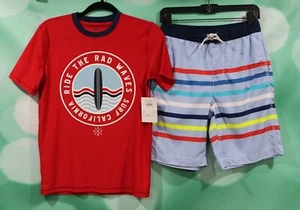 Gap Swim Set Size 2XL Boys SS Rash Guard And Swim Trunks - Picture 1 of 3