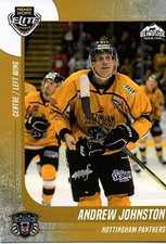 2022-23 Nottingham Panthers Hockey Andrew Johnston Trading Card EIHL