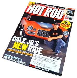 HOT ROD DALE EARNHARDT JR.'S NEW RIDE 2ND GEN CHEVY CAMARO DEC 2007 MAGAZINE - Picture 1 of 9