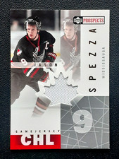 JASON SPEZZA 2000-01 UPPER DECK CHL PROSPECTS GAME JERSEYS 00-01 NO JS     91069