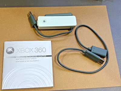 ¡Adaptador Wi-Fi de redes inalámbricas oficial Microsoft XBOX 360! Foto 1 de 4