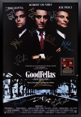 Signed Goodfellas Movie Poster, Movie Poster, Decor Room, Full Size Poster - Image 1 of 4